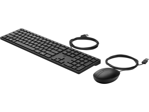 HP Wired Desktop 320MK Mouse and Keyboard,USB (9SR36UT#ABA)