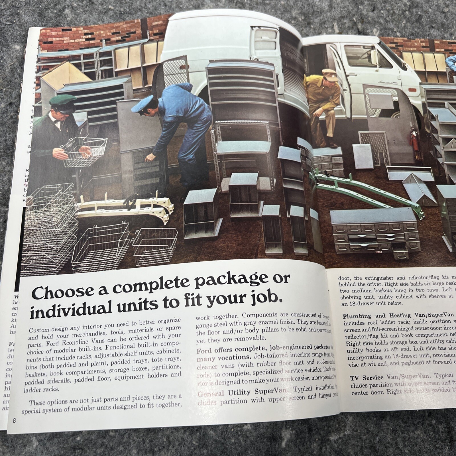 1971 Ford EconoLine Vans Sales Brochure