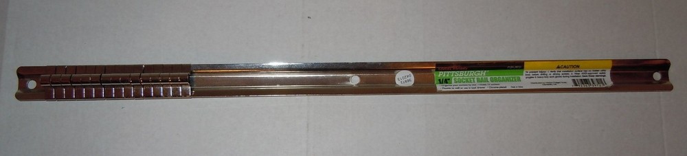 Pittsburgh 1/4" Socket Tool Organizer - 39721 - NEW