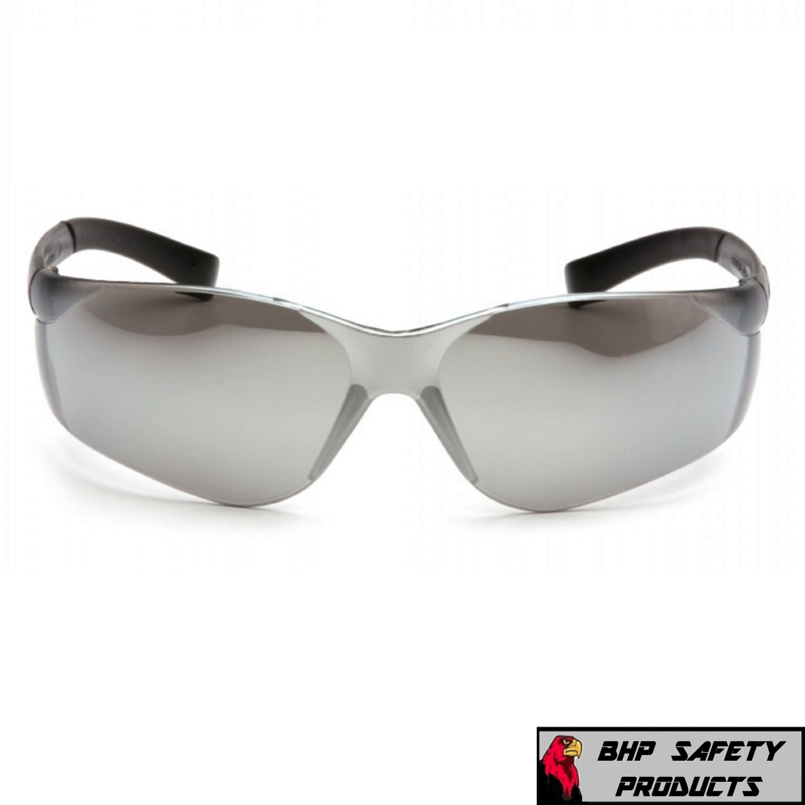 (3 PAIR) PYRAMEX ZTEK SAFETY GLASSES SILVER MIRROR LENS S2570S SUNGLASSES Z87+