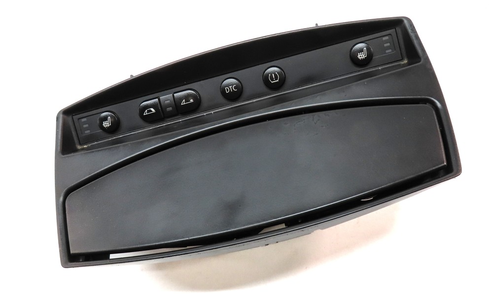 2008 BMW Z4 CONVERTIBLE E85 FRONT CENTER CONSOLE ASHTRAY w/ SWITCH PANEL (BLACK)