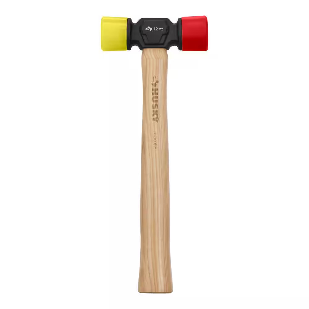 12 Oz. Hickory 2-Sided Soft Face Mallet