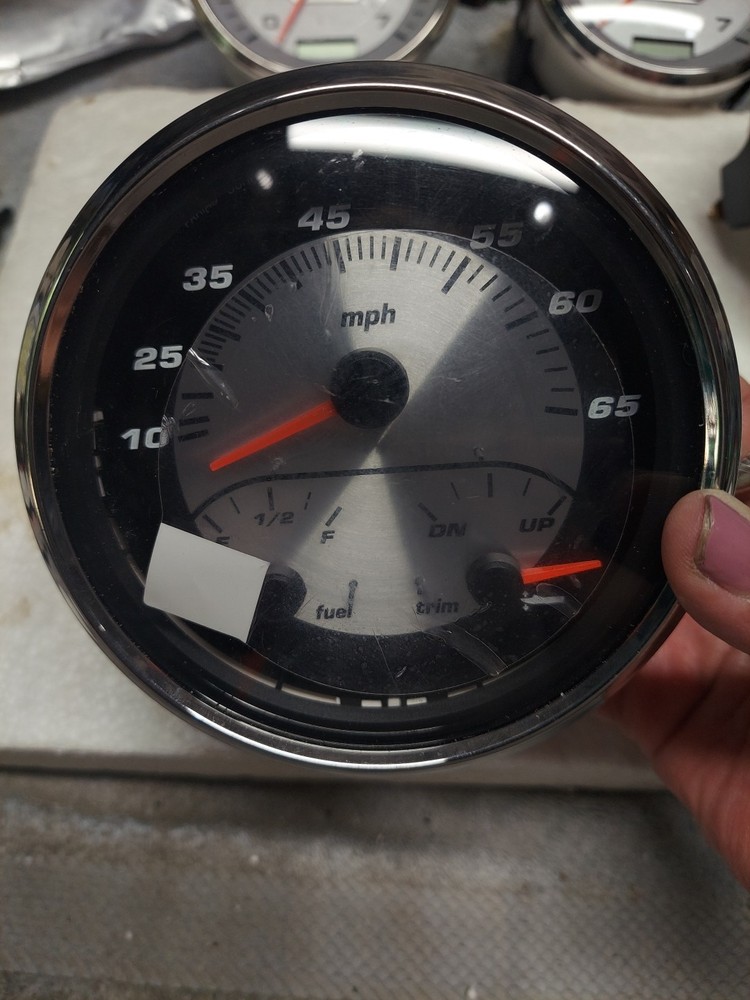 FARIA  4" MULTI-FUNCTION Gauge- FUEL/MPH/TRIM(46-B3)