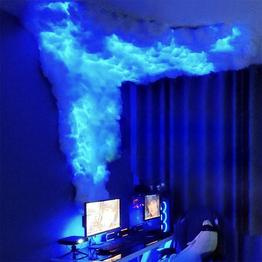 Sepco 3D Thundercloud Storm Ceiling Lights DIY Kit Music Sync Cotton White