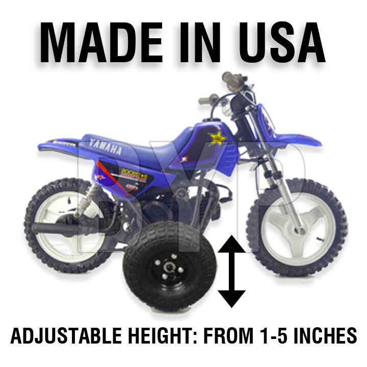 YAMAHA PW50 KIDS YOUTH TRAINING WHEELS pw 50 peewee motorcycle ADJUSTABLE HEIGHT