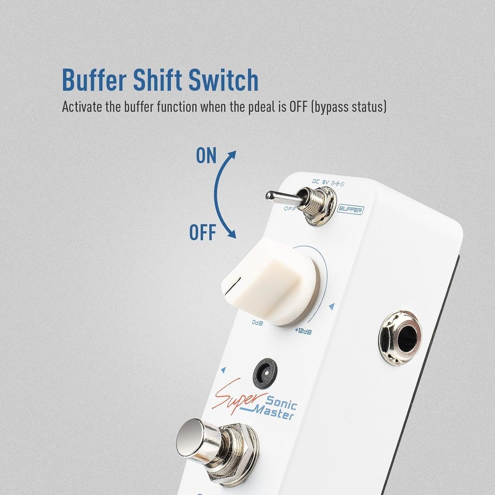 Mini Pure Boost Pedal +12dB Gain
