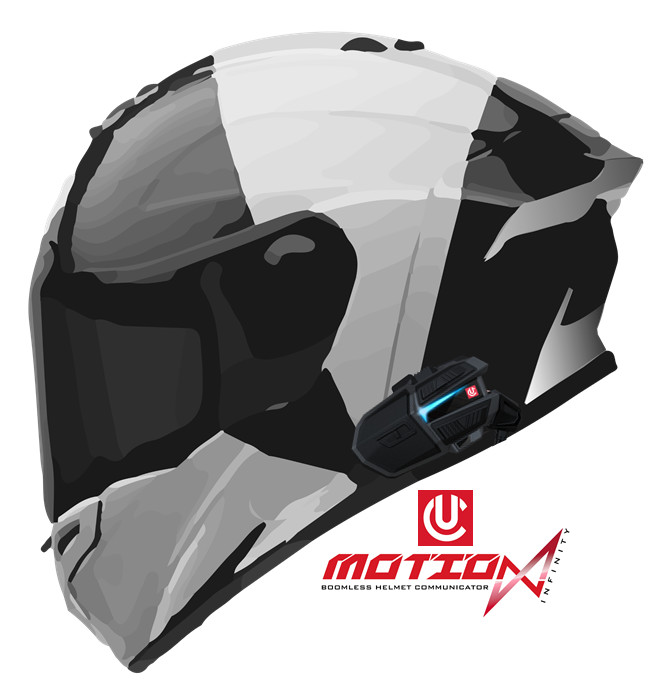 MPN 180510 UCLEAR Motion Infinity Single Helmet Bluetooth Communication System