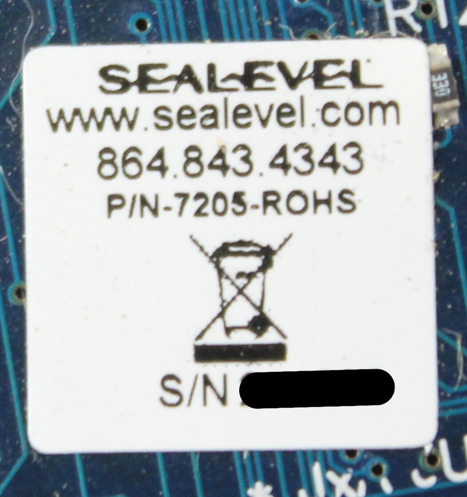 Sealevel 7205-ROHS Controller