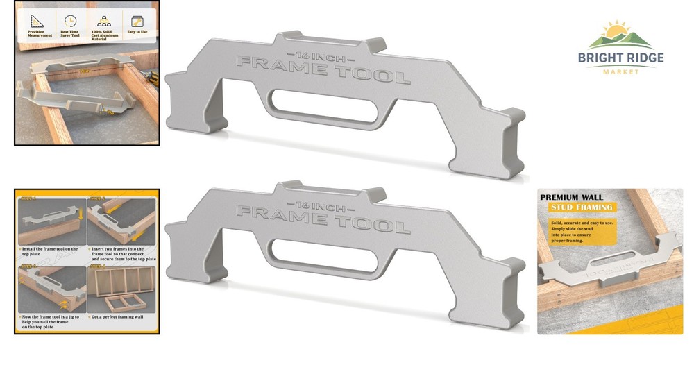 Professional Grade Wall Stud Framing Tool, 2-Pack for Efficient Installation