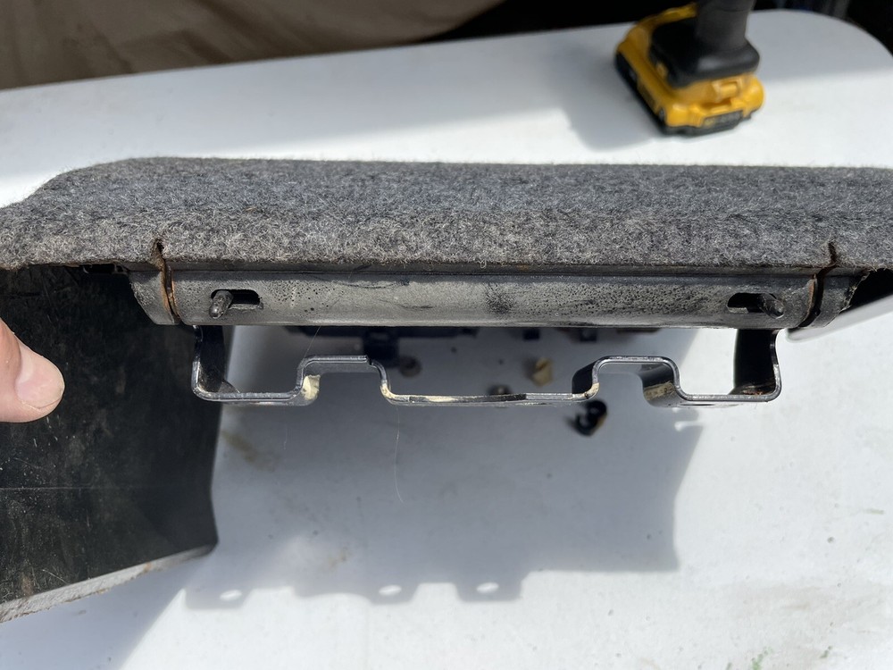 OEM BMW E36 CONVERTIBLE CD CHANGER BOOT, HOLDER HANDLE COMPARTMENT And Bracket