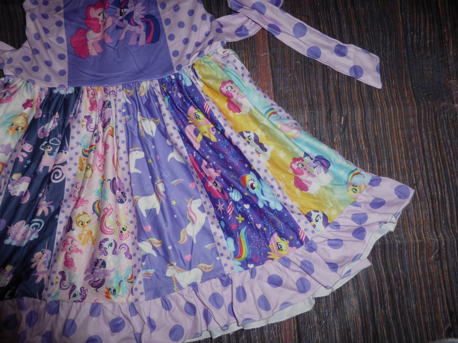 My Little Pony Girls Panel Twirl Dress Boutique New Free Shipping