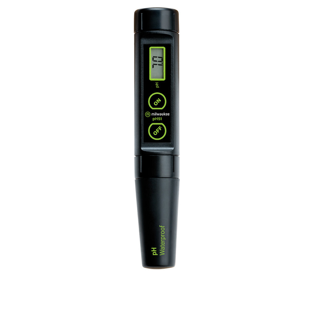 Milwaukee Ph51 Waterproof pH Tester with Replaceable Probe