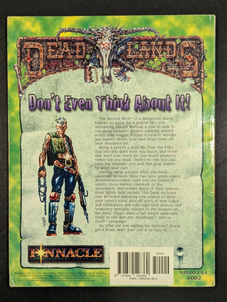 Brainburners - Hell on Earth - Deadlands - Pinnacle
