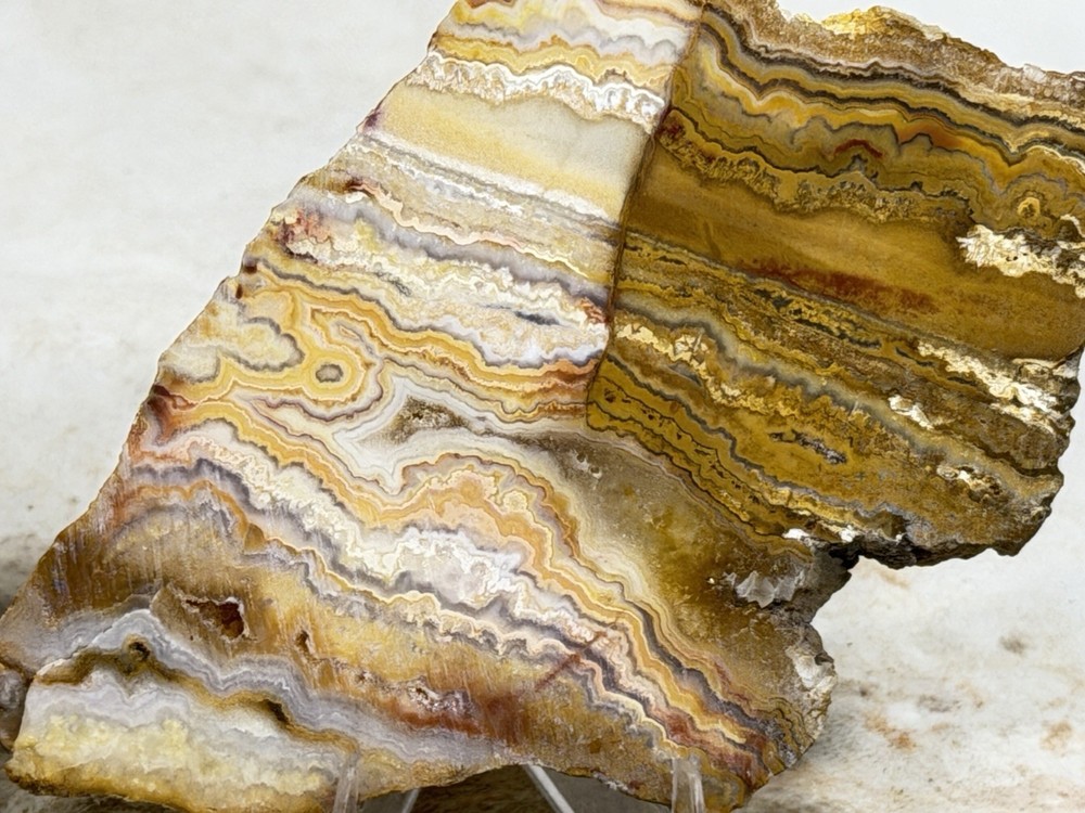 Strawberry Onyx/ Java Lace Agate Slab Set, Lot##350