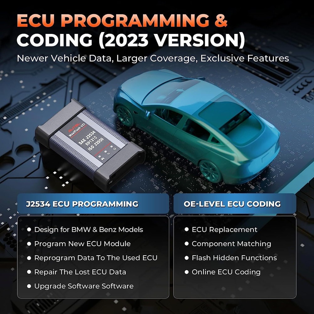 2023 Autel MaxiSys Elite II PRO as MS909 Diagnostic Scan Programming Key Coding