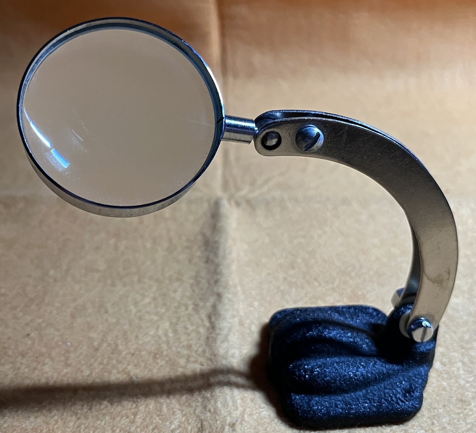 Vintage Stand Magnifier Adjustable Hobby Use - Coins Stamps etc.