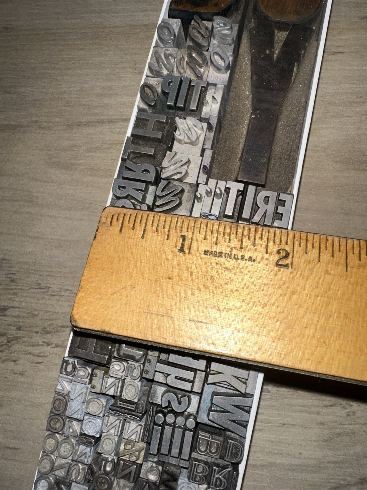 Printing Blocks “ Dingbats Variety “ Nice Collection Letterpress Letters Etc. 2