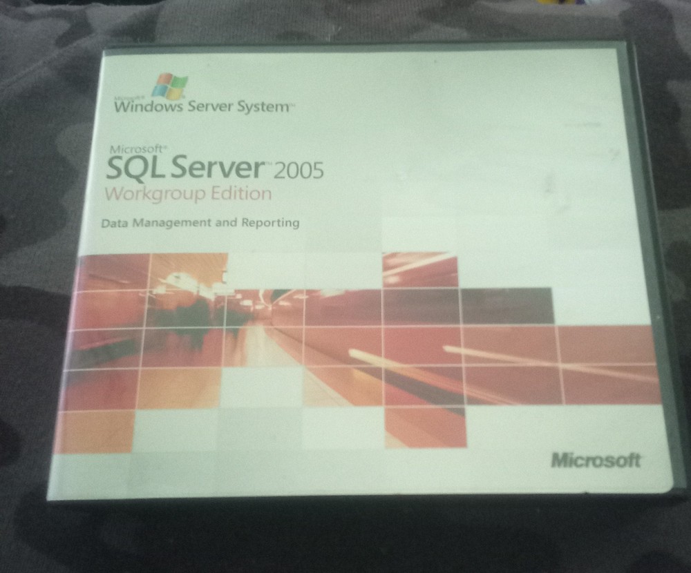Microsoft SQL Server 2005 Workgroup Edition 4 CD  Package And Product Key