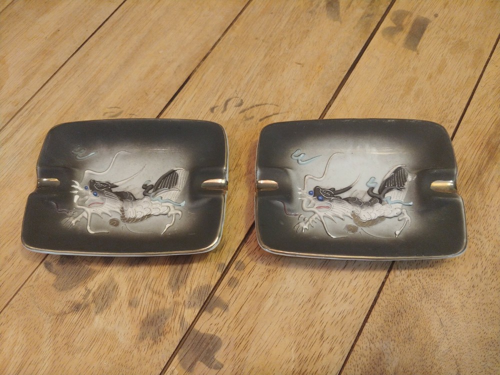 PCDG DRAGONWARE Ashtray Set JAPAN