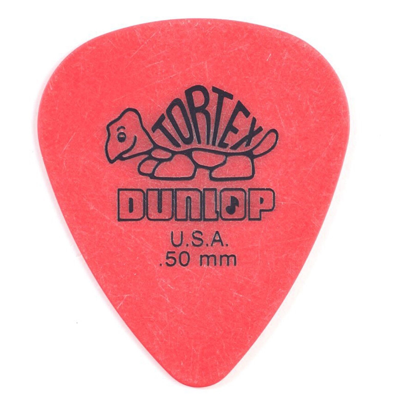 Dunlop 418P.50 Tortex Standard .50mm Red Guitar Picks 12-Pack