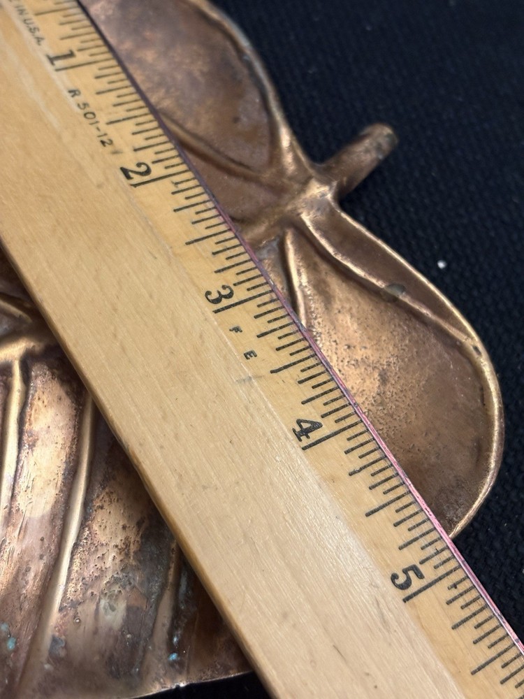 Copper Leaf Trinket Dish. Handy For Your Keys