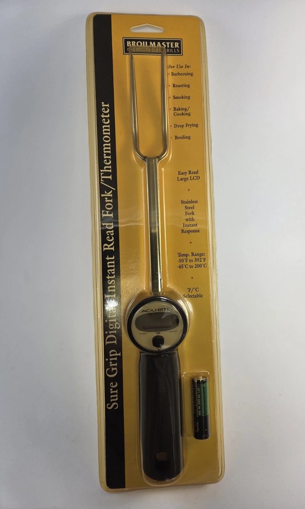 Broilmaster Digital Instant Read Fork/ Thermometer Sure Grip
