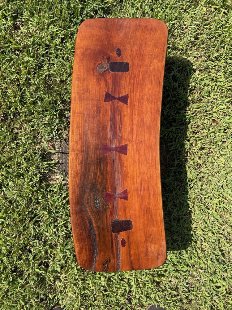 Dwarf Cherry Wood Bench