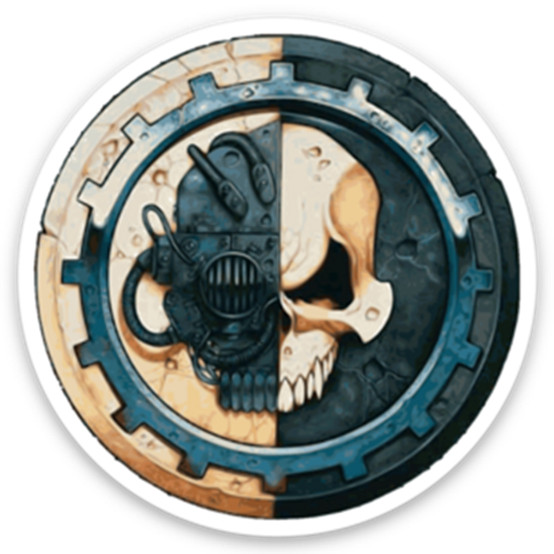 Imperial Mechanics Vinyl Sticker A - 2"x2"
