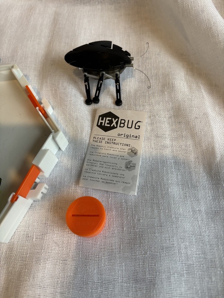 Hex Bug Nanos And Hexagon Arena With Loop and Black Robotic Bug Crawler