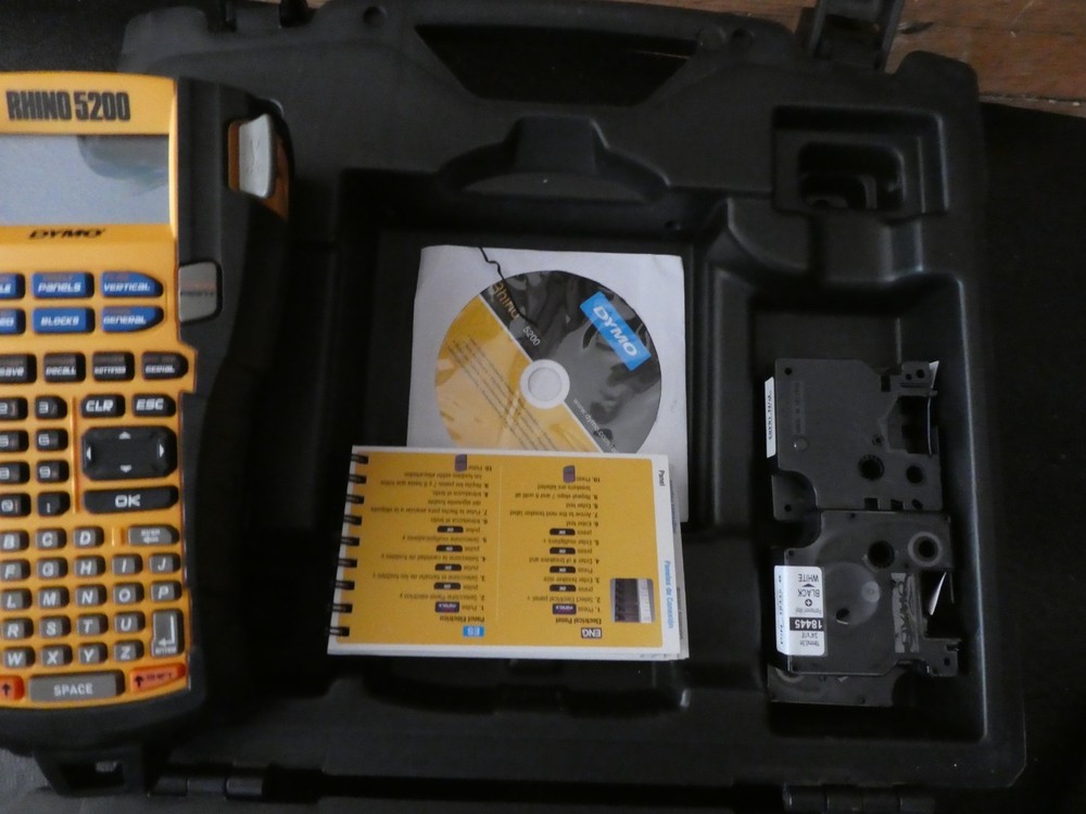 Dymo Rhino 5200 Label Maker Printer Datacom Electrical MRO Professional