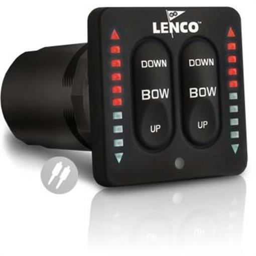 Lenco Marine Led Tactle Switch W/Pigtail, Dual 15171-001