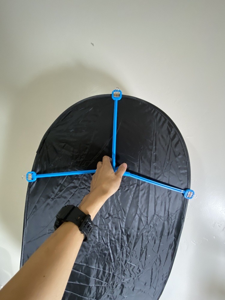 Ke Design Single Hand Held 18 In Oval Light Reflector Bracket ( Foldable)