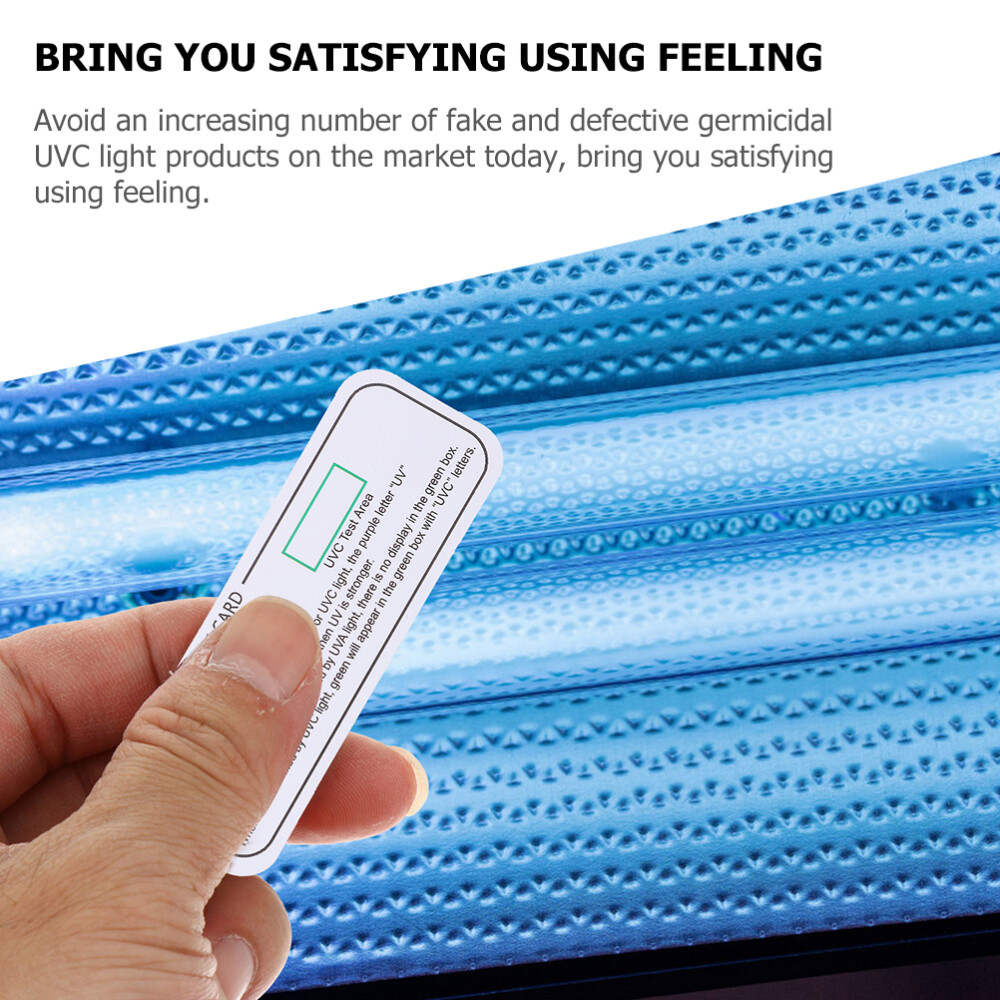 UVC-UVA Testing Cards Light Identifying Tools UVA Testing Strips Indicator Cards