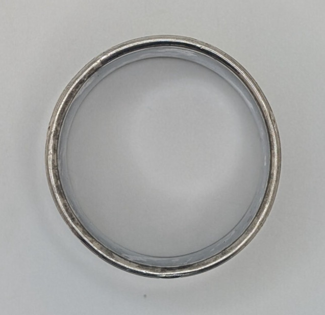 Antique Gorham Sterling Silver Napkin Ring "MJ" initials engraving, dated 1919