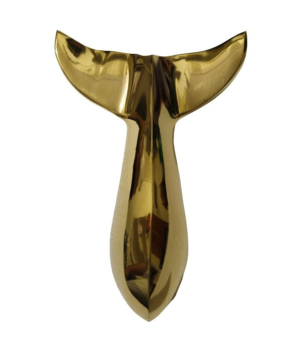 Brass Whale Tail Door Knocker Solid Brass