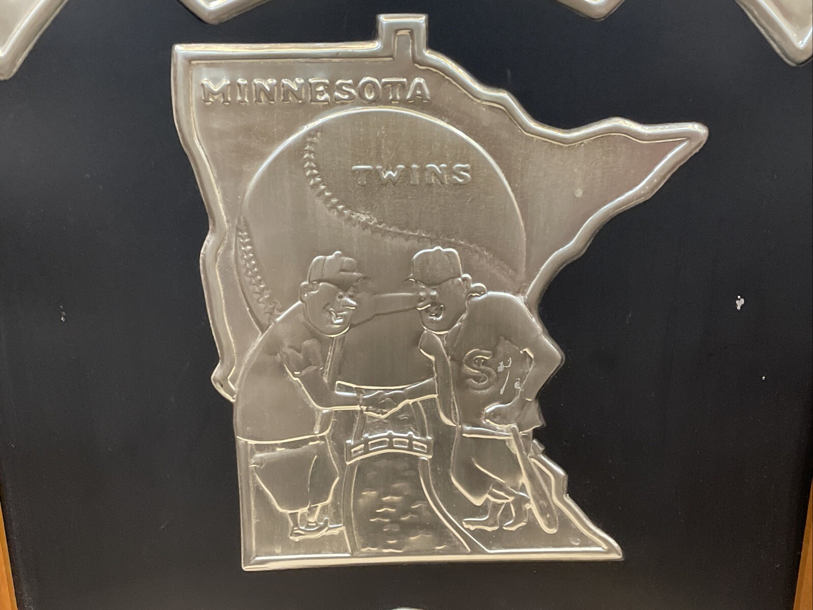 ULTRA RARE Minnesota Twins 1965 AL Champions SILVER Acrometal Plaque WOW-AWESOME