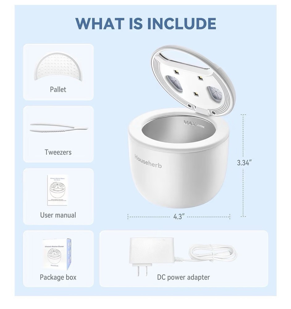 Ultrasonic Retainer Cleaner,
