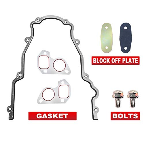 Engine Timing Cover Kit with Gasket Compatible with Chevy Silverado Express