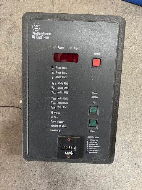 WESTINGHOUSE 9966D38 IQ DATA PLUS CONTROLLER LINE METER RESET BUTTON