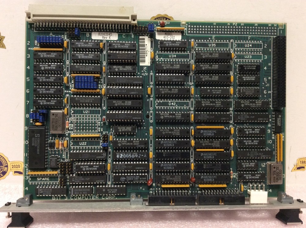 BIT 3 COMPUTER CORPORATION VME Computer MODULE MODEL # 403-202