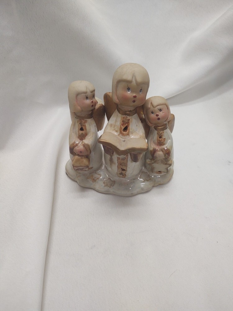 Scotts Collectables Cherub Noel Candle Holder