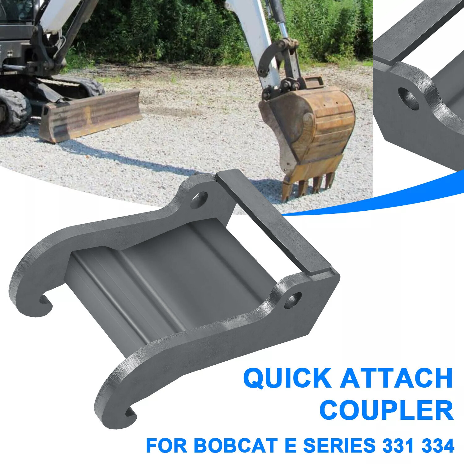 Quick Attachment Excavator Coupler Bracket For Bobcat X-change E Series E26-E63