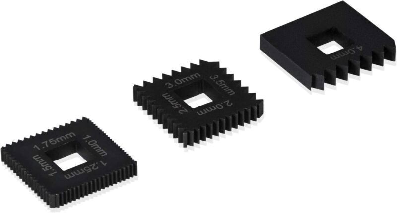 3PCS Metric Die Set for Universal Outside Thread Chaser Replace for 202817