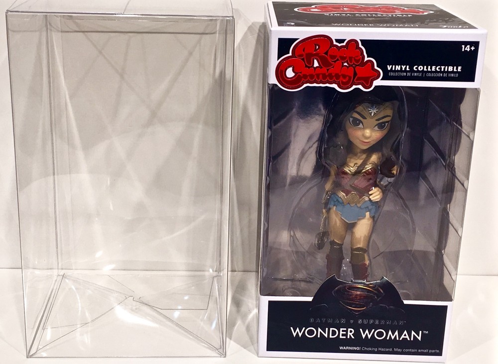 5 Box Protectors for Original Size FUNKO ROCK CANDY Read Description!  Case Pop!