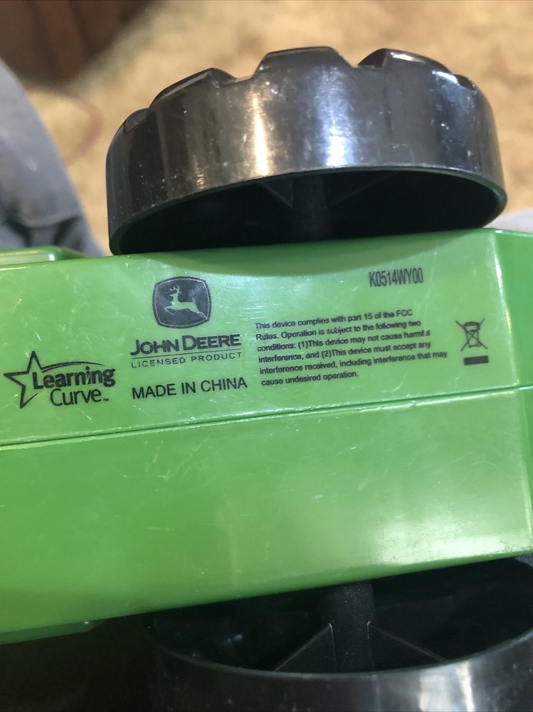 John Deere Learning Curve Kids Tractor Flashlight Night Light w/ Engine Sound