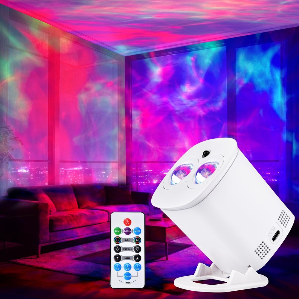 Galaxy Projector for Bedroom, Nebula Ceiling Led Lamp with Remote & Timer, Ni...