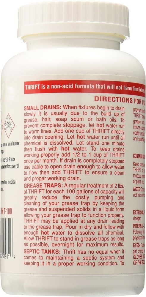 Fast-Acting Red Granular Drain Cleaner