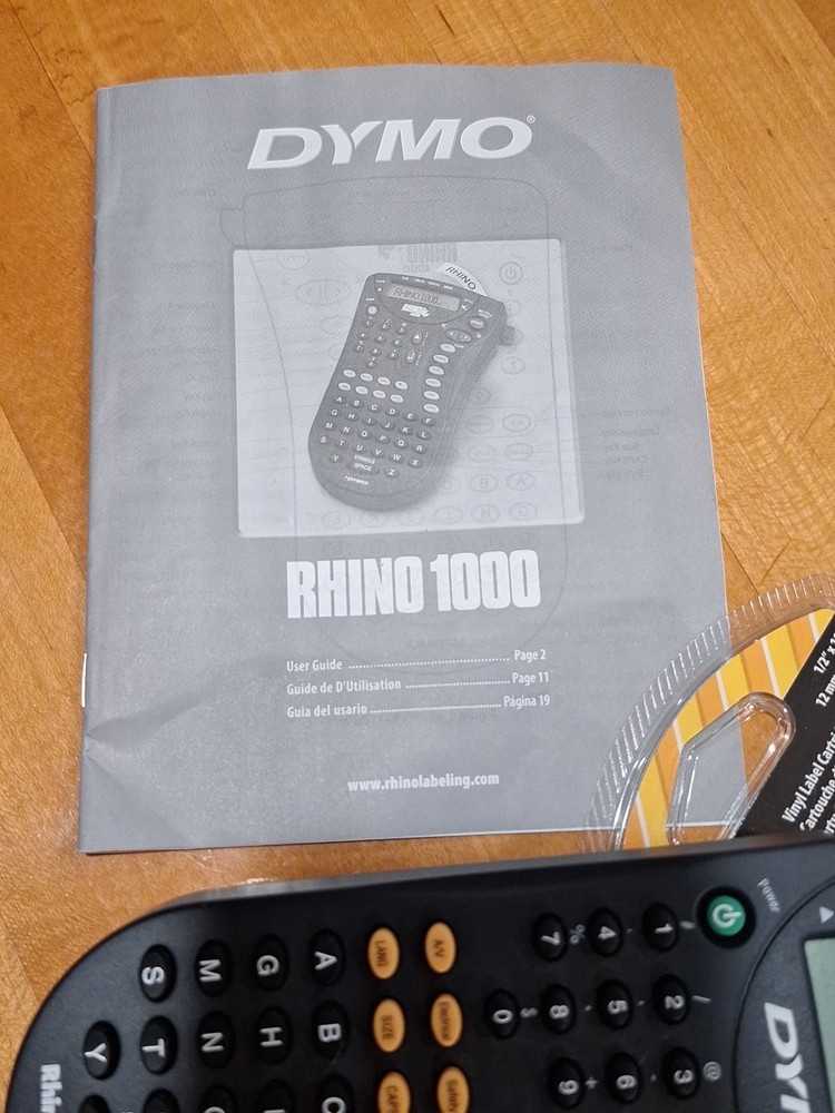 Dymo RhinoPro 1000 Thermal Label Maker Printer + Labels