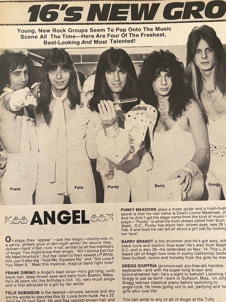 Angel, Full Page Vintage Clipping