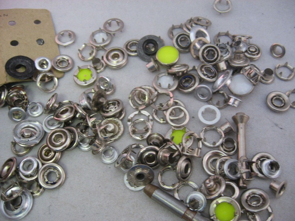 Buttons Snaps Eyelets Lot Crafts Sewing